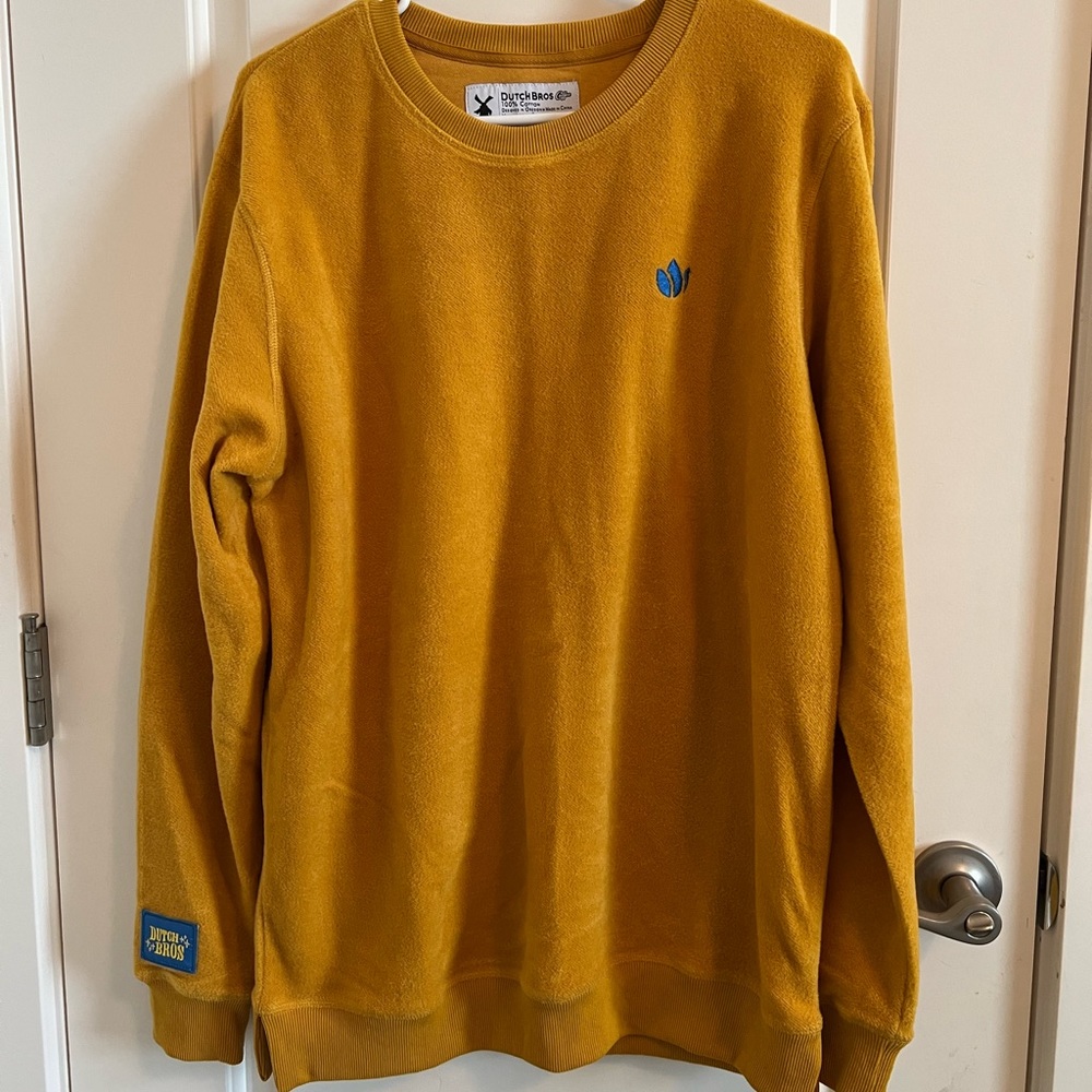 Yellow Dutch Bros Crewneck